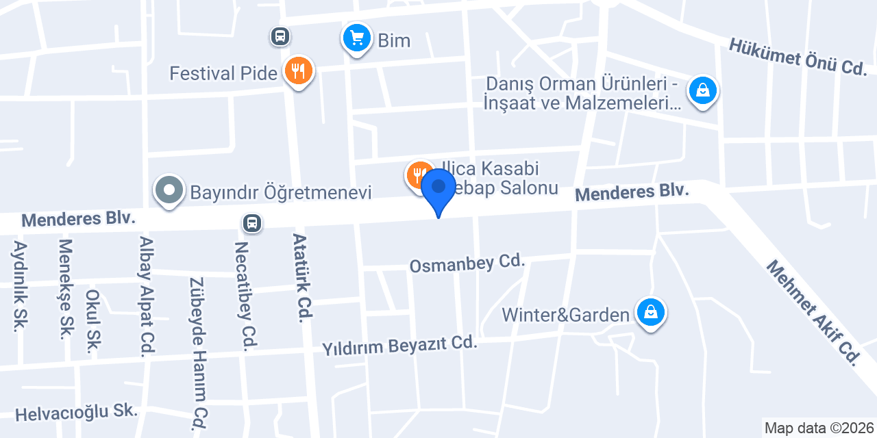 Genç Kırtasiye Bayındır Şube konumu