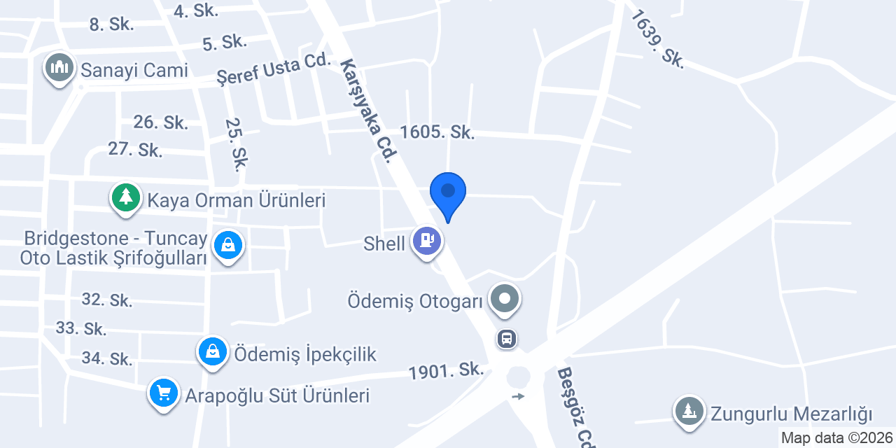 Deveci Hafriyat Ödemiş konumu