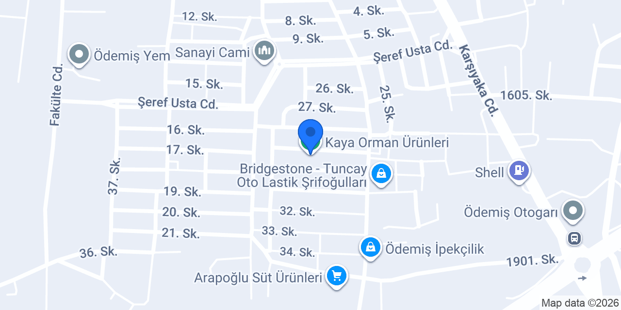 Kaya Orman Ürünleri konumu