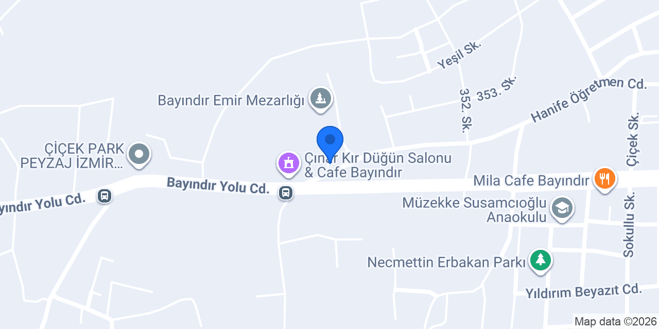 İlhan çiçekçilik konumu