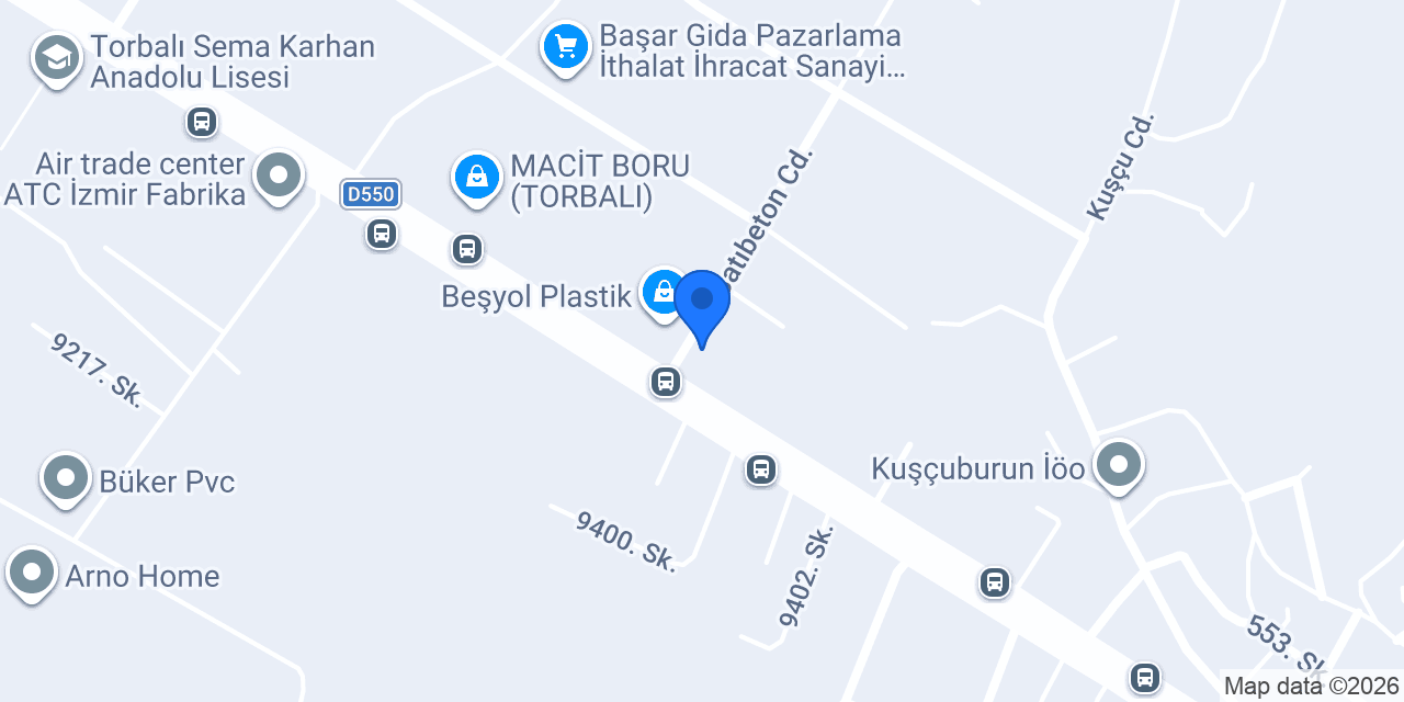 ENF GIDA konumu