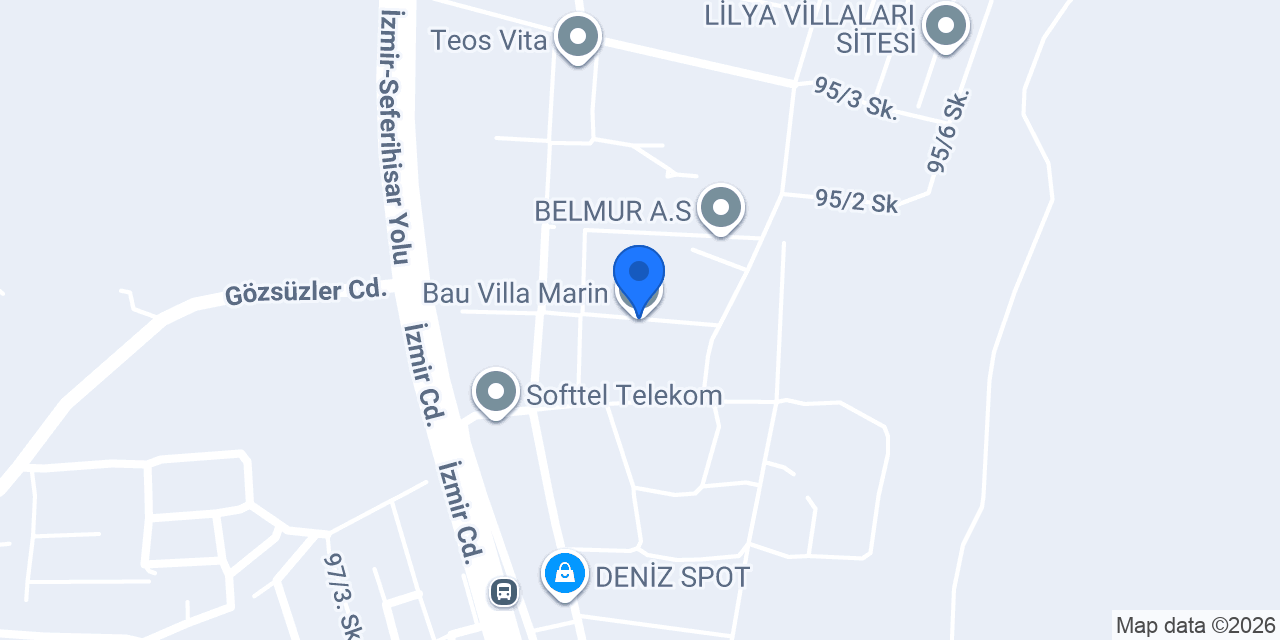 Bau Villa Marin konumu