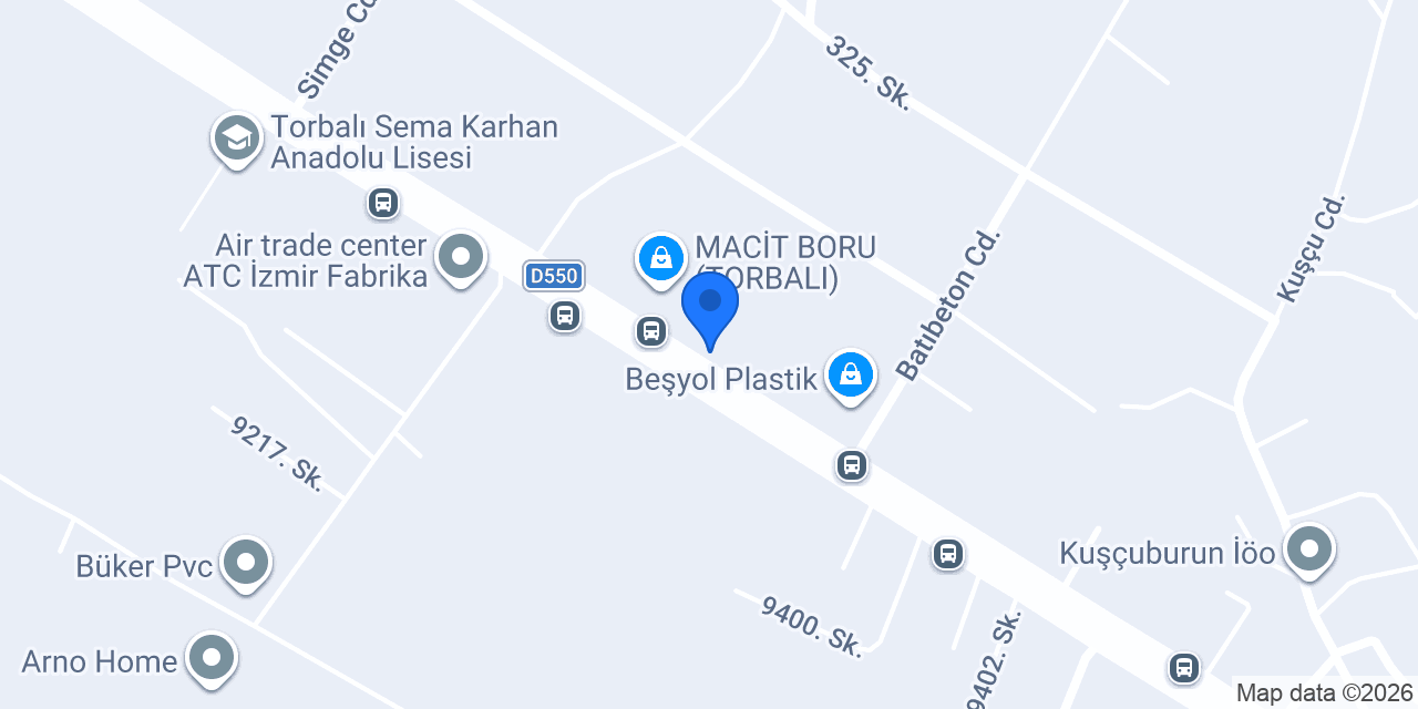 GMG Endüstriyel Mutfak konumu