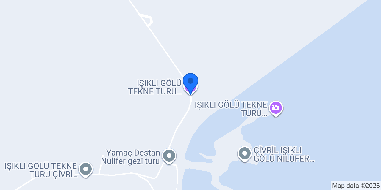 IŞIKLI GÖLÜ TEKNE TURU ,REZERVASYON, BİLGİ konumu