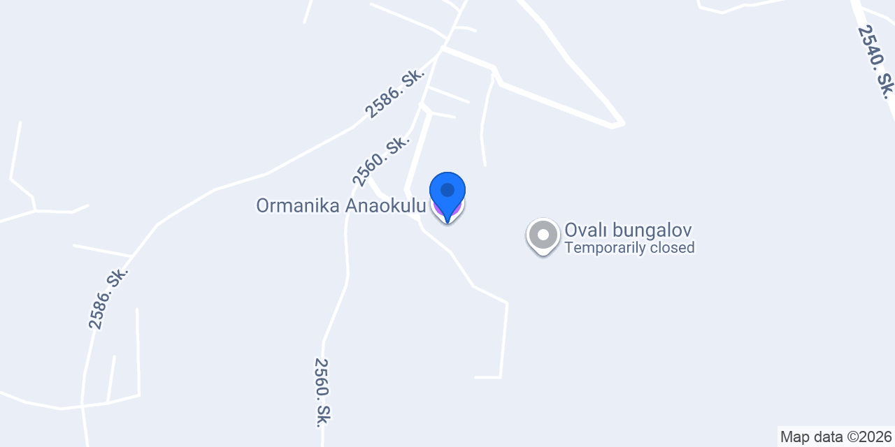 Ormanika Anaokulu konumu
