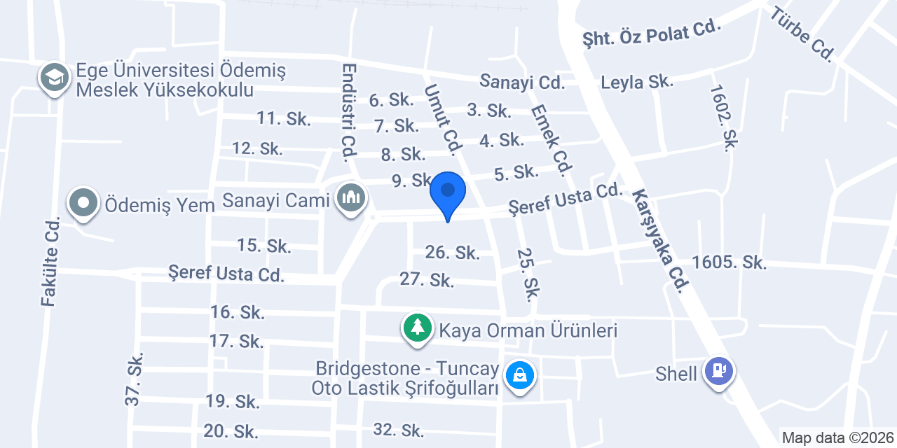 Sarar Oto Cam Servisi konumu