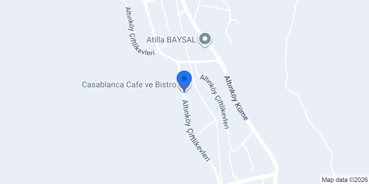 Casablanca Cafe ve Bistro konumu