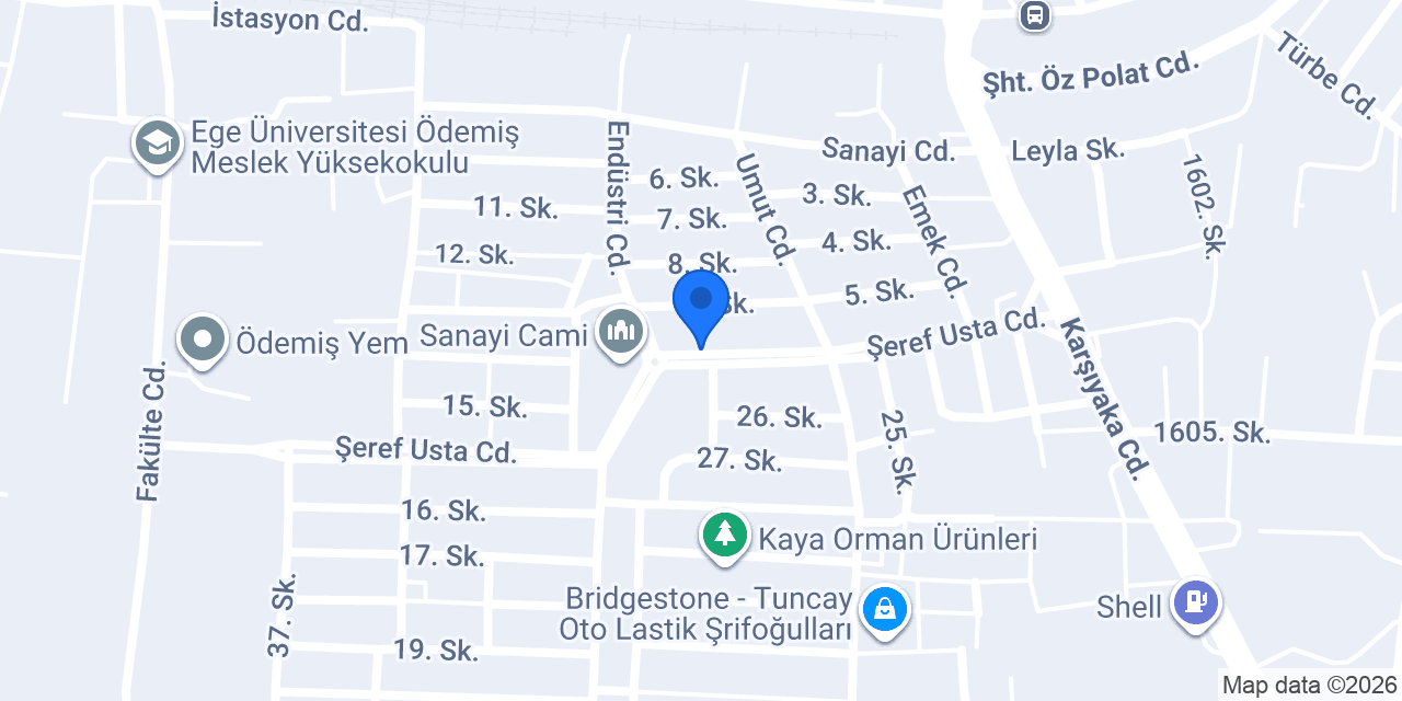 Bereket Oto konumu