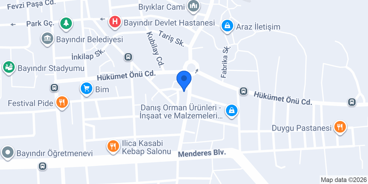 Kaşkavalcı yedek parça konumu