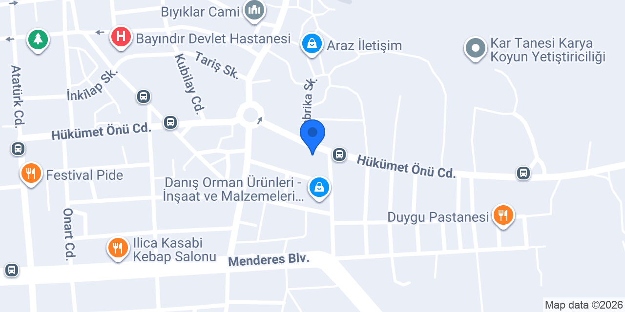 SEVİNDİK TEKEL konumu