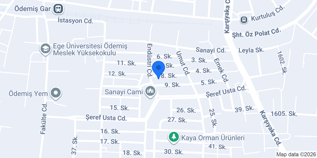 Uysal Elektronik Anahtar konumu