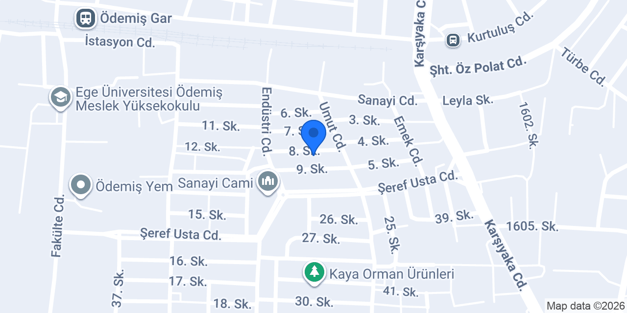 Yoldaş Oto Yıkama konumu