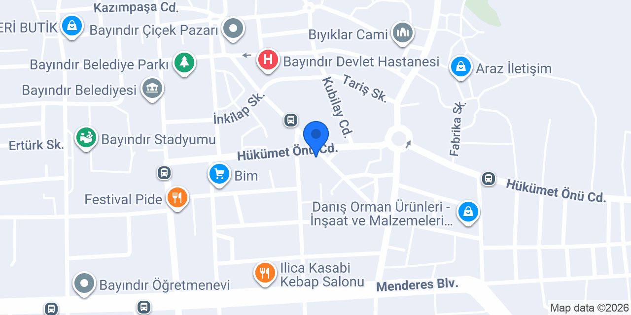 Ünalan Ticaret - Filli Boya konumu