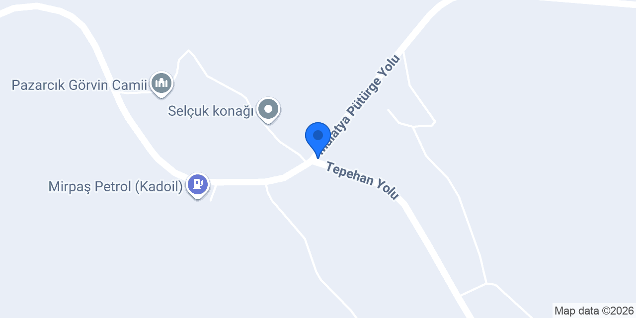 Pazarcık fırın konumu