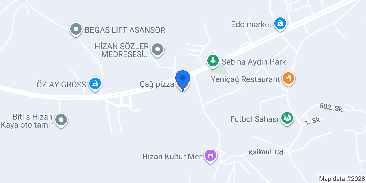 Çağ pizza konumu