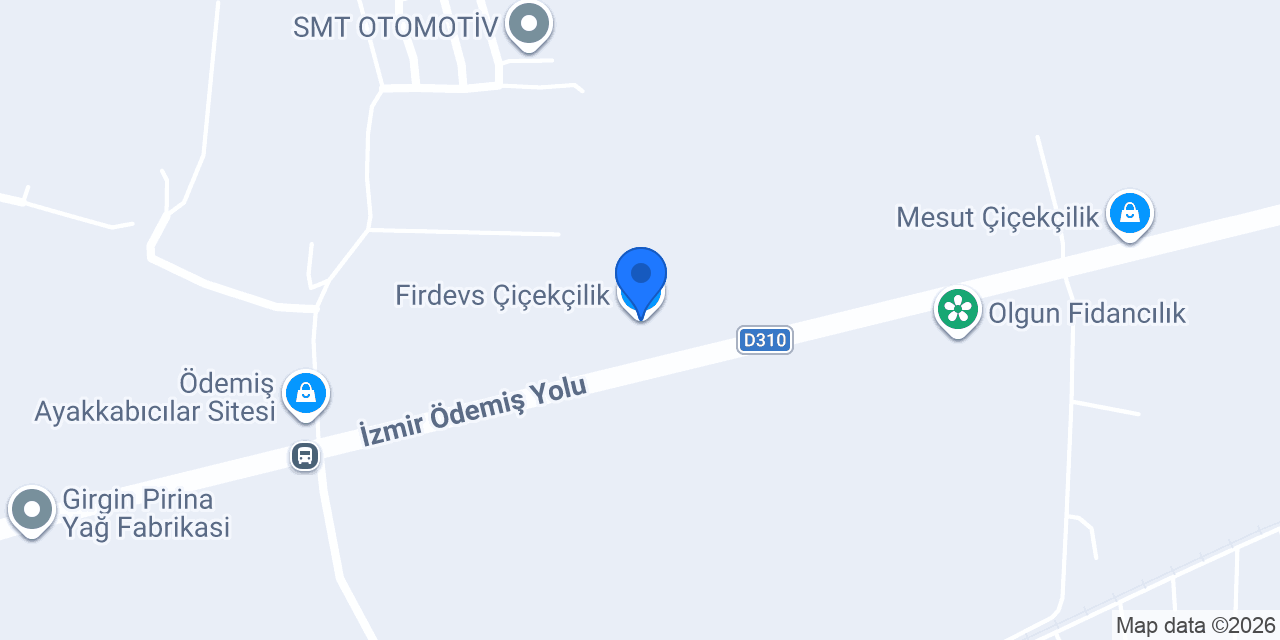 Firdevs Çiçekçilik konumu