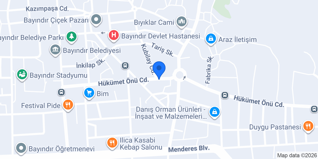 KAYAOĞLU OTOMOTİV konumu