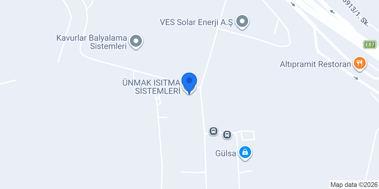 ÜNMAK ISITMA SİSTEMLERİ konumu