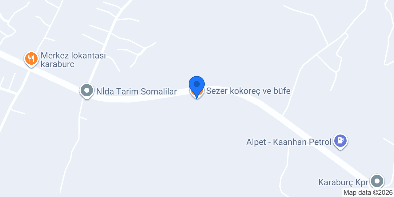 Sezer büfe konumu