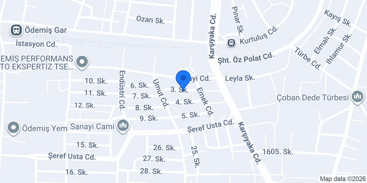 Ayyıldız oto LTD.ŞTİ konumu