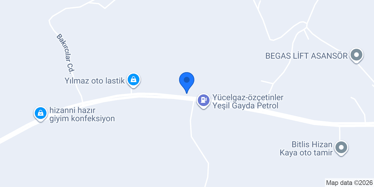 Şam Mobilya konumu