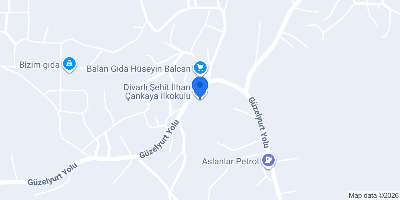 Divarlı Şehit İlhan Çankaya İlkokulu konumu