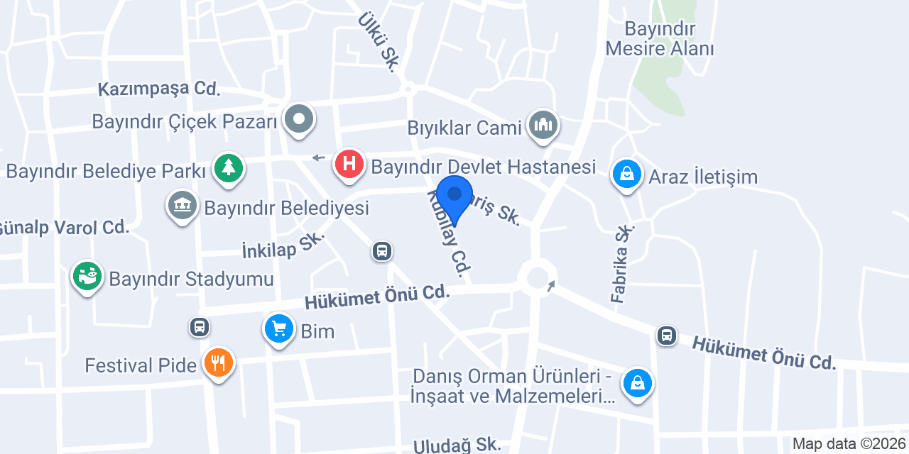 Diyetisyen Elif Nur Dogru konumu