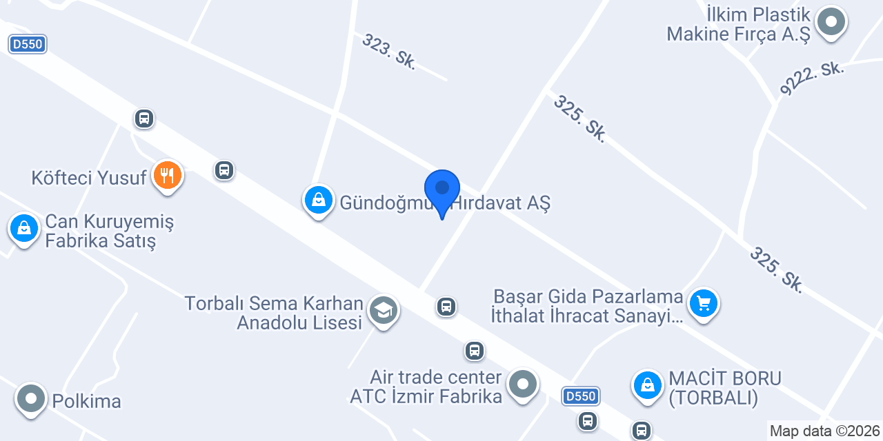 ARDORA METAL A.Ş. konumu