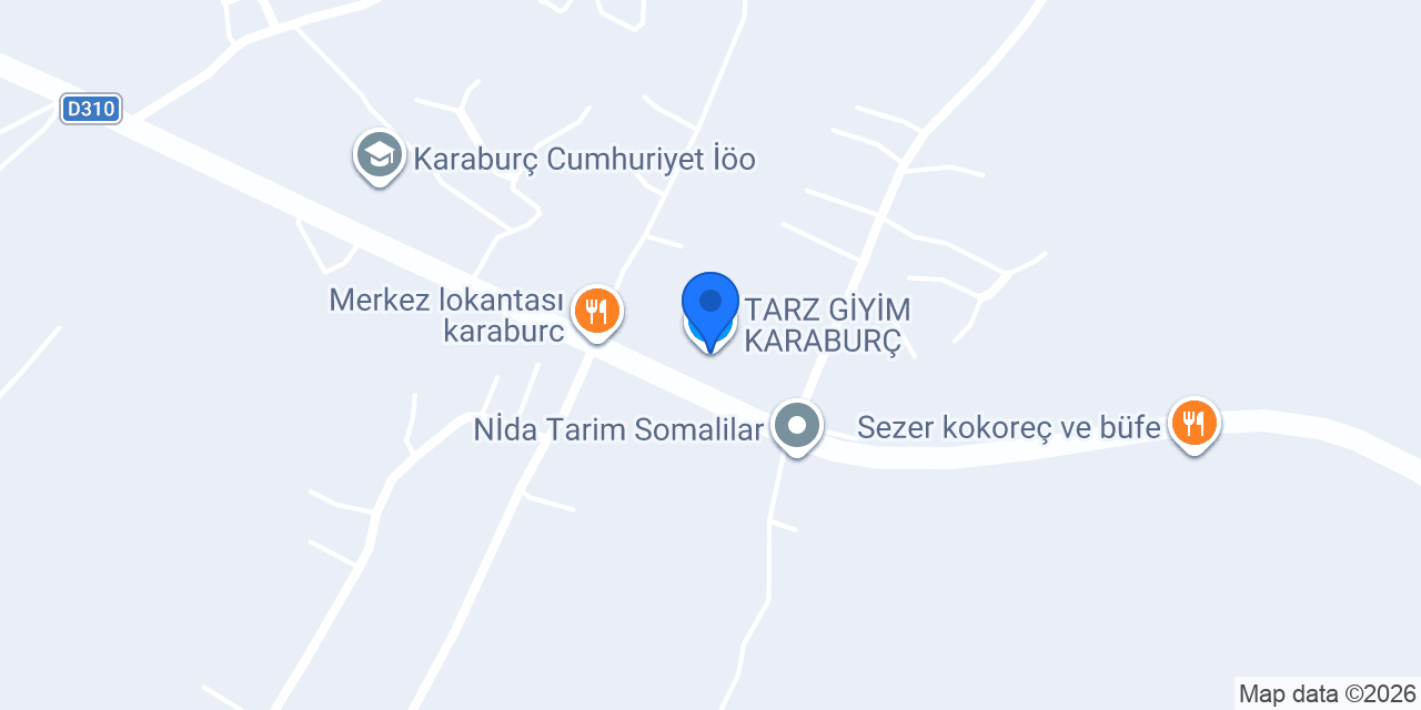 TARZ GİYİM KARABURÇ konumu