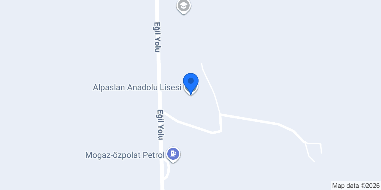 Alpaslan Anadolu Lisesi konumu