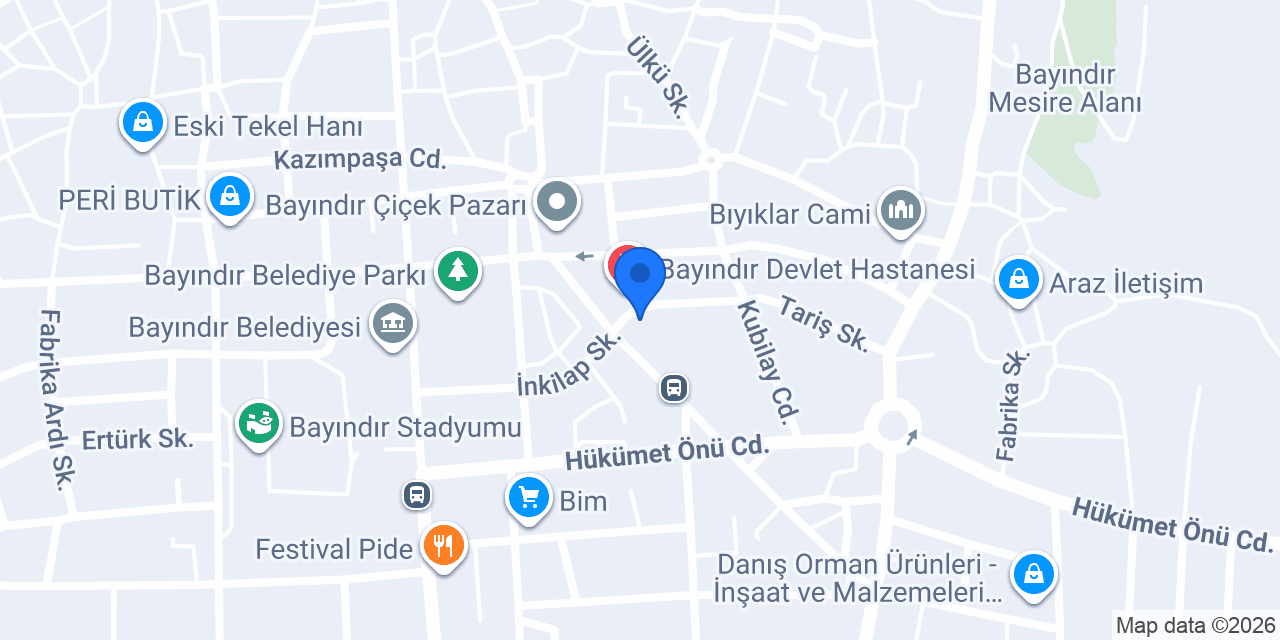 Barış Özpulat - Veteriner Klinik konumu