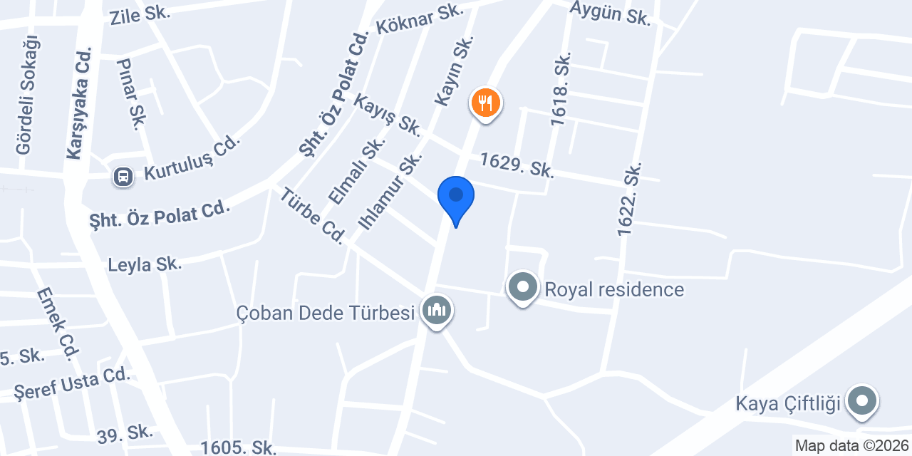 Kadıoğlu Kebap konumu