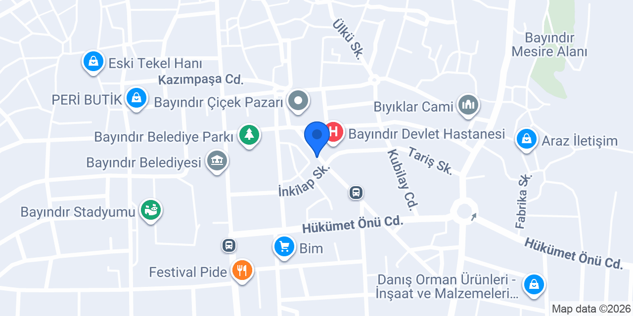 Sağlık Eczanesi konumu