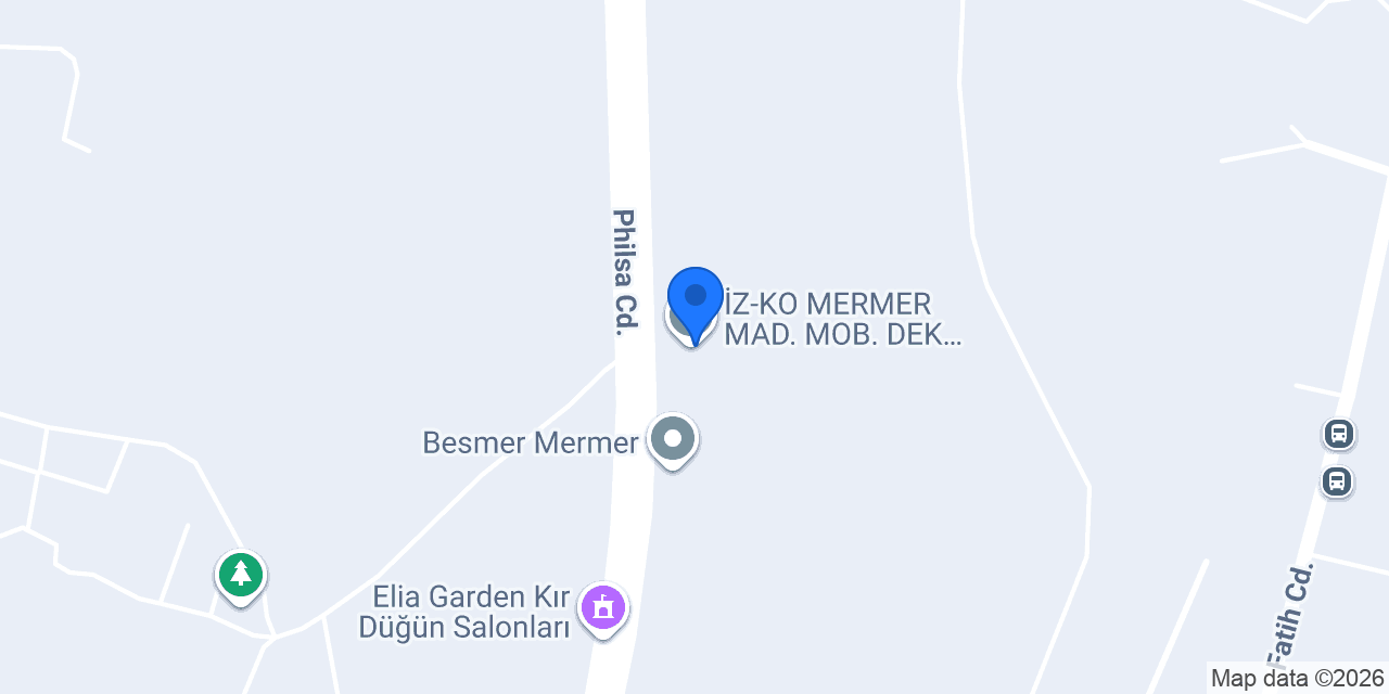 İZ-KO MERMER MAD. MOB. DEK. SAN. VE TİC. AŞ. konumu