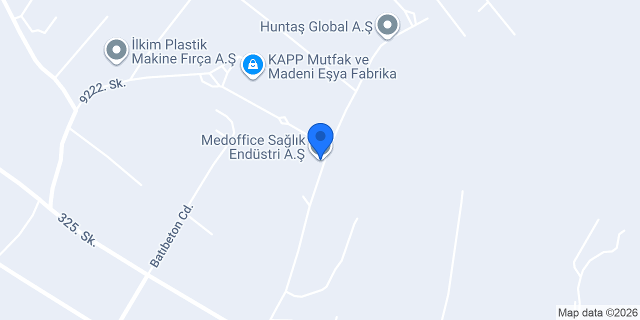 Medoffice Sağlık Endüstri A.Ş. konumu