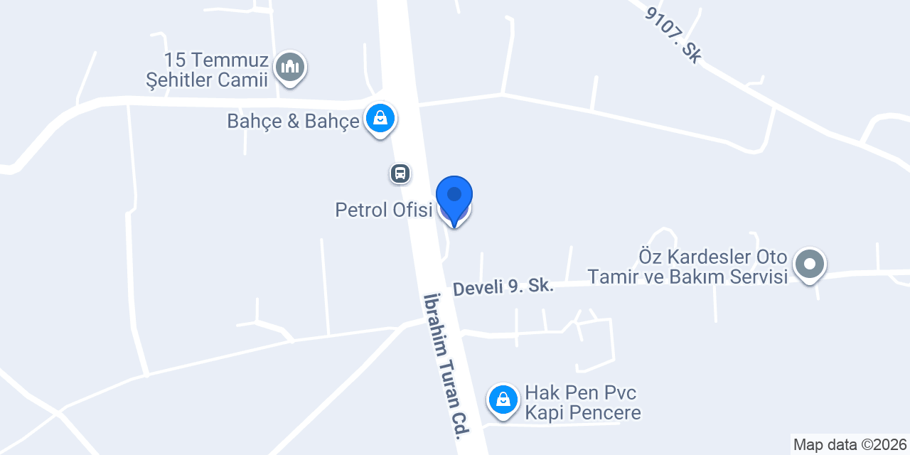 Petrol Ofisi konumu