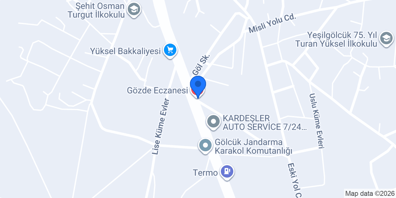 Gözde Eczanesi konumu