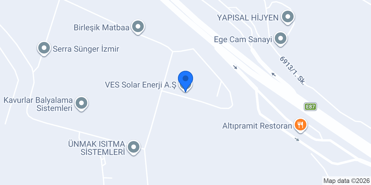 VES Solar Enerji A.Ş. konumu