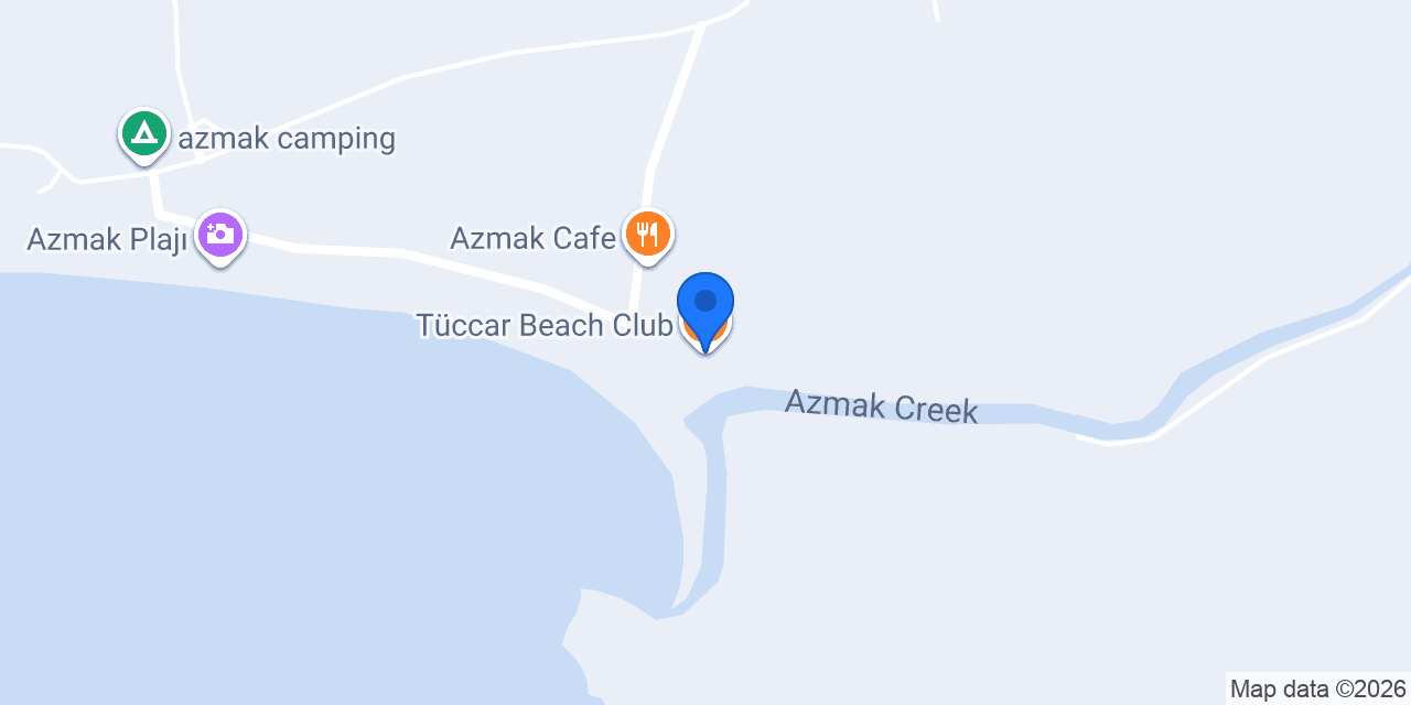 Tüccar Beach Club konumu