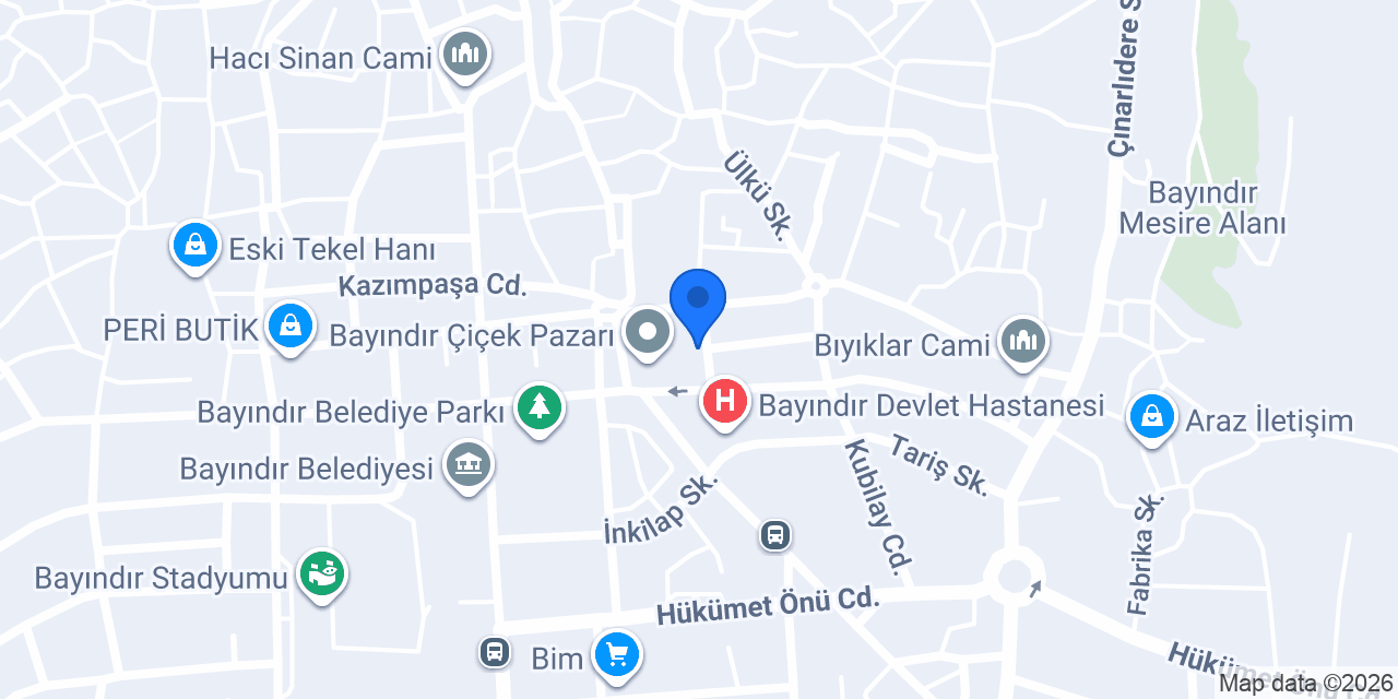Bayındır Teknik Servis konumu