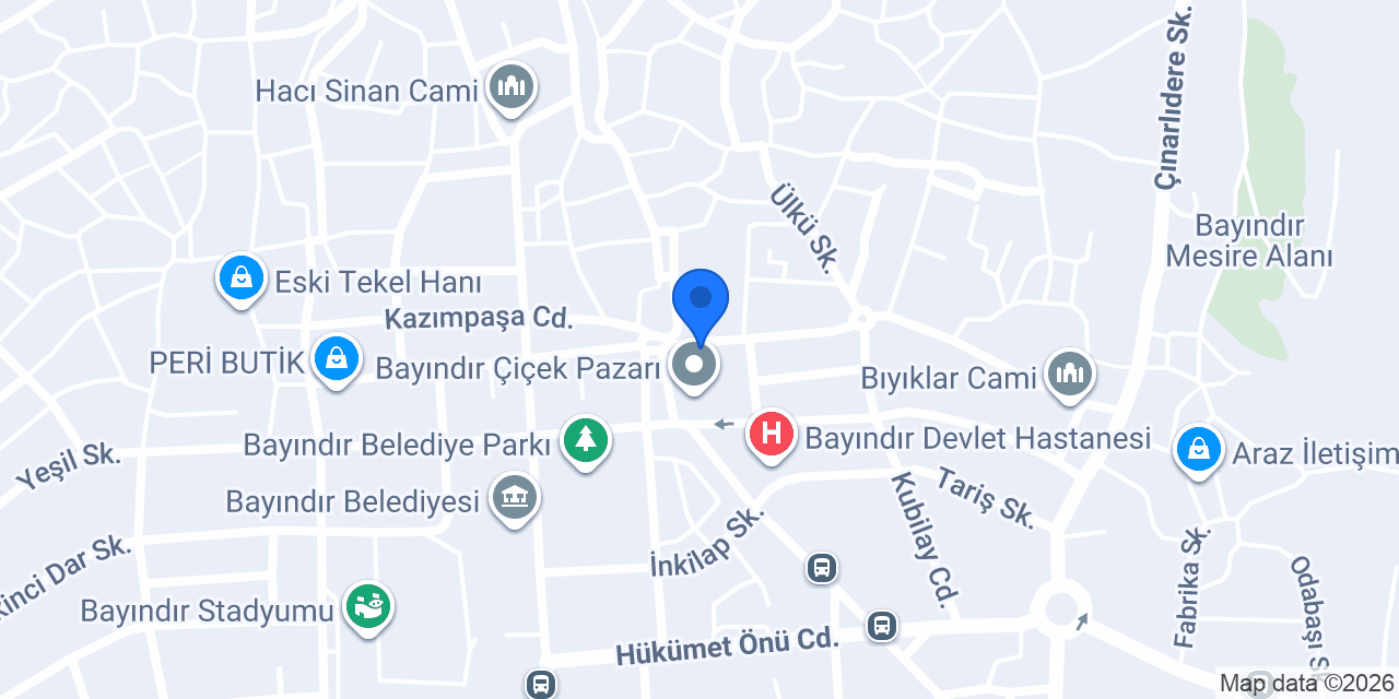 Biriz Kuyumculuk konumu