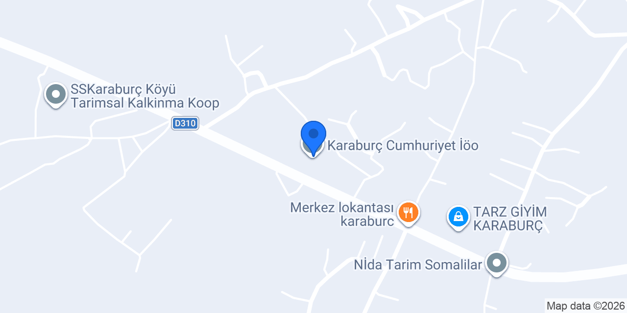 Karaburç Cumhuriyet İöo konumu