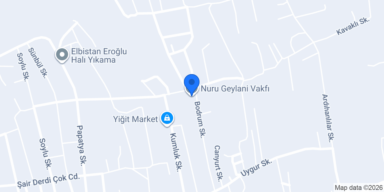 Nuru Geylani Vakfı konumu