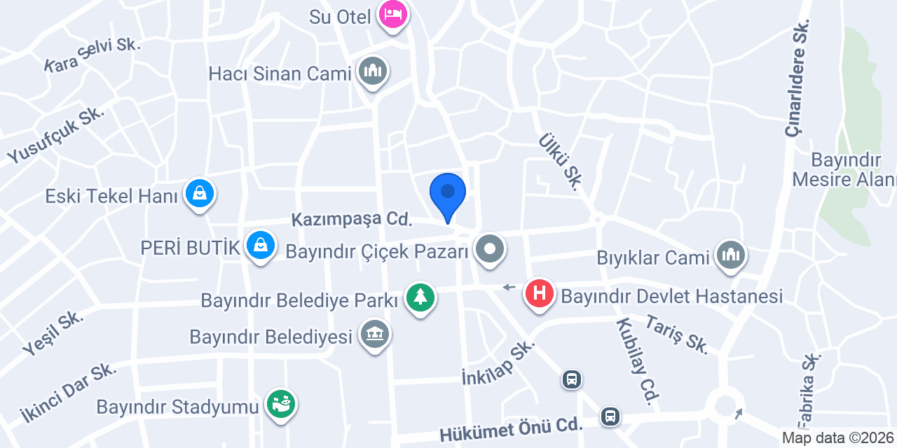 Ersoy Elektrik konumu