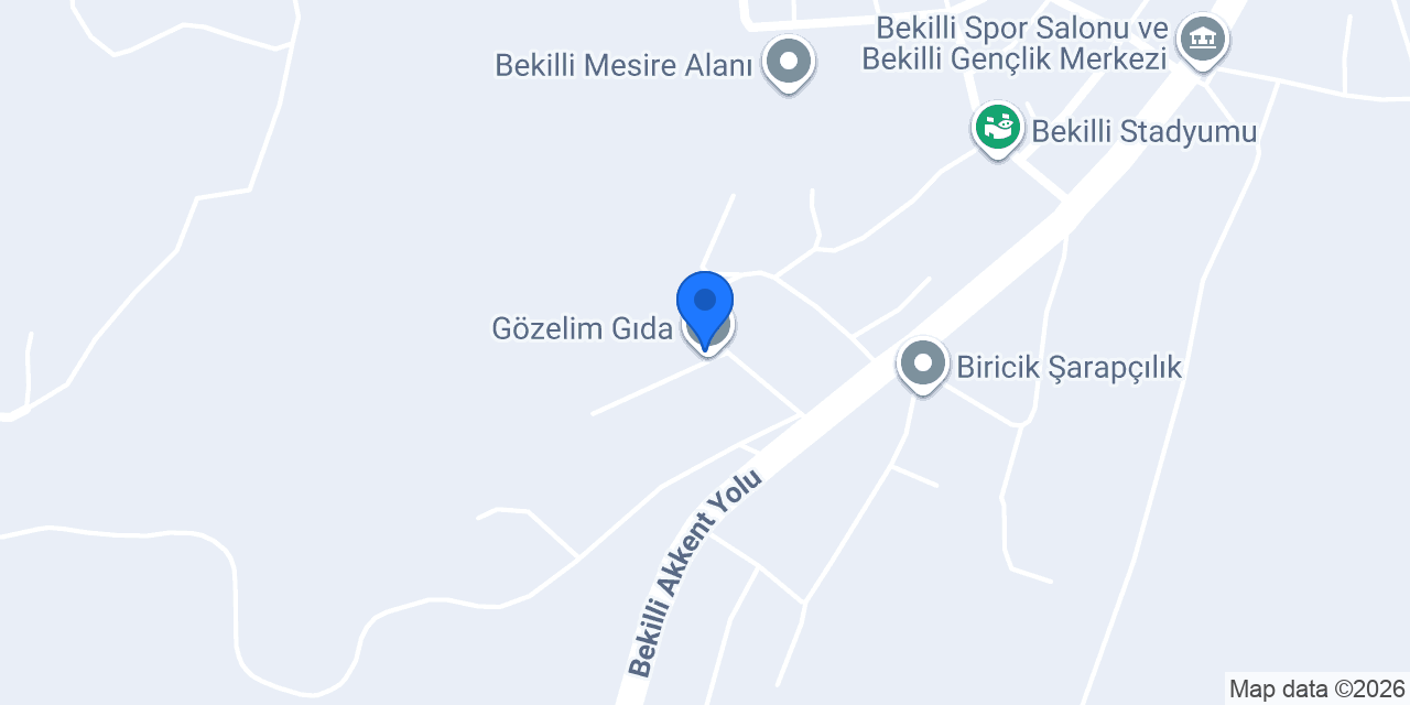 Gözelim Gıda konumu