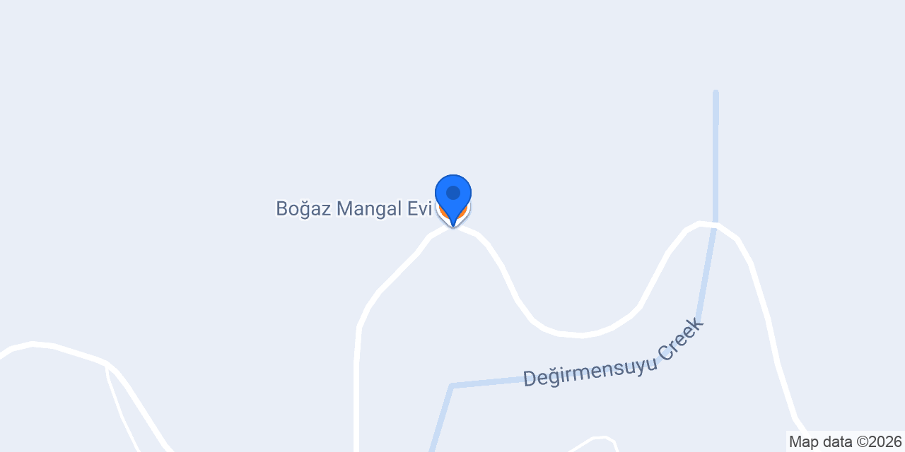 Boğaz Mangal Evi konumu