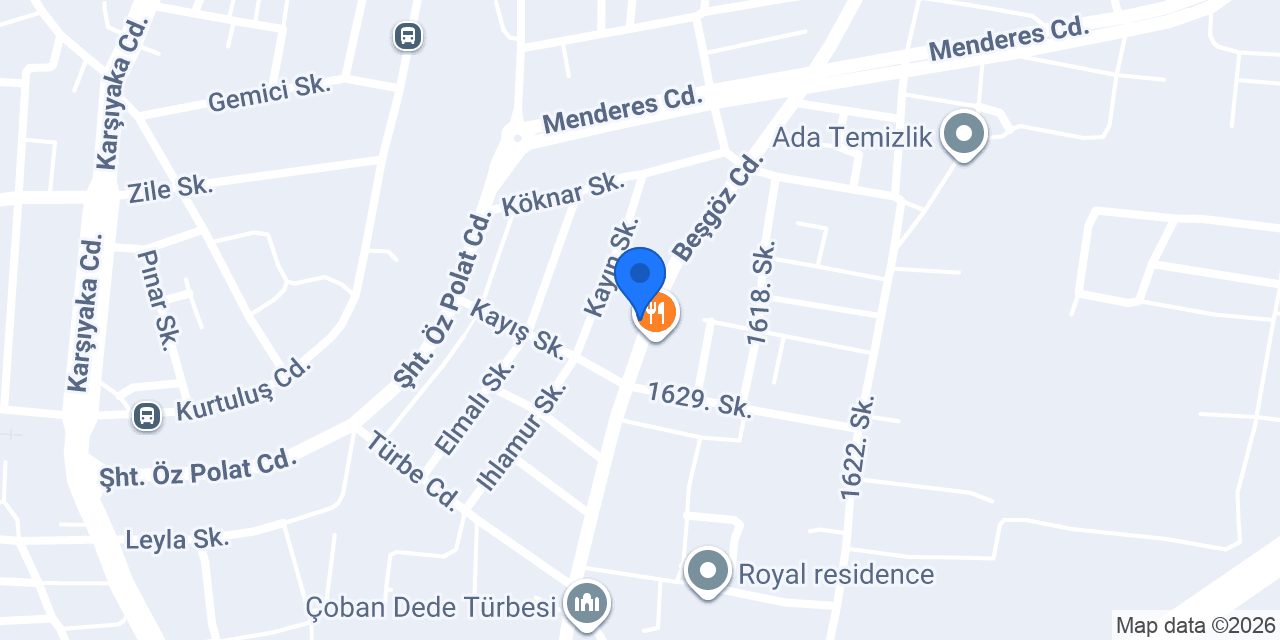 Oses Çiğ Köfte konumu