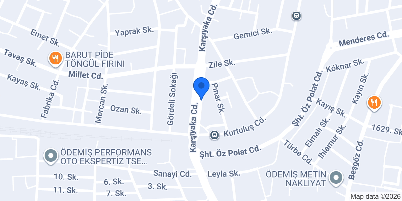 Eker Dalgıç Pompa ve Sulama Sistemleri A.Ş. konumu