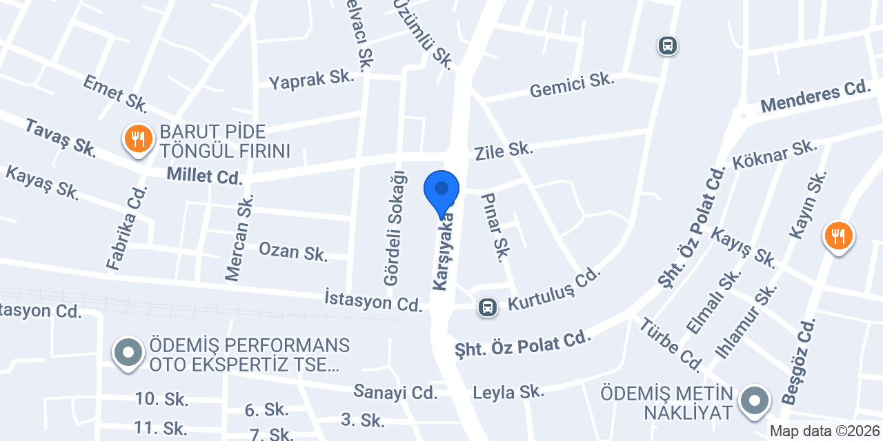 Profesyonel Oto Ekspertiz konumu