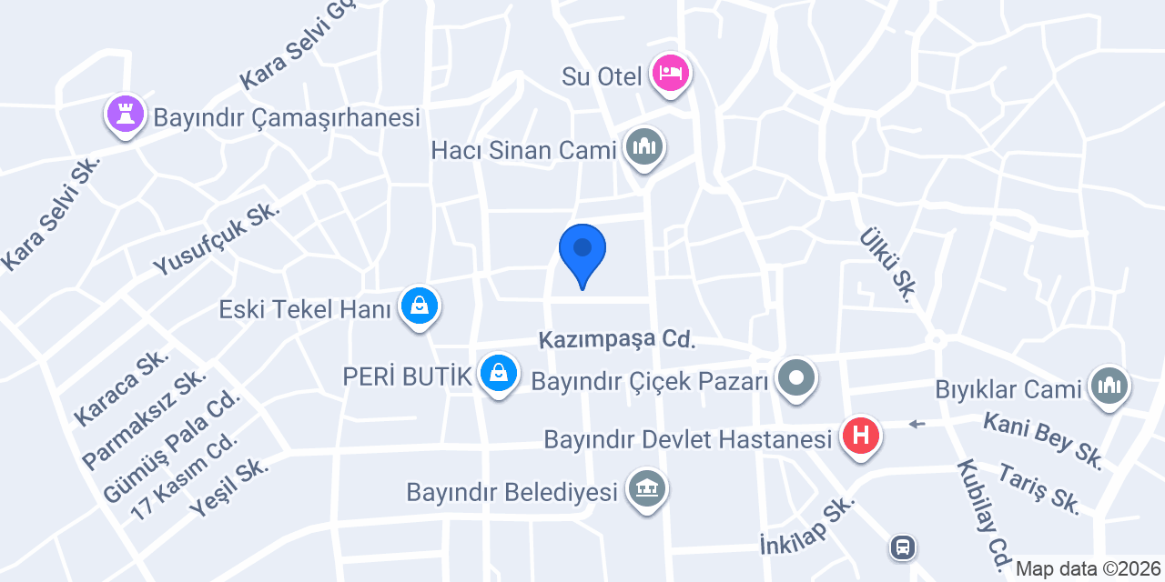 Kandemir kasap konumu